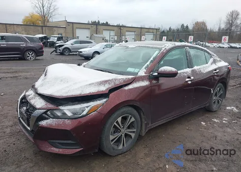 2021 Nissan Sentra Sv Xtronic Cvt z USA, uszkodzony, nr VIN 3N1AB8CV8MY201471